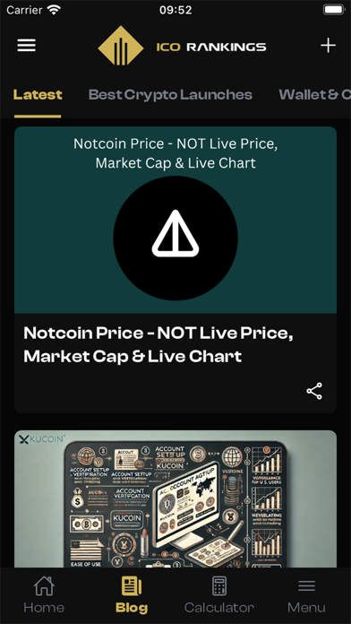 Ico Rankings Screenshot
