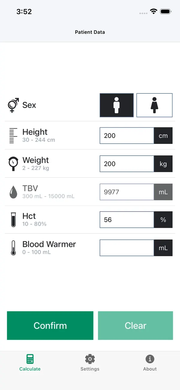 Screenshot #2 pour RBCX Calculation Tool