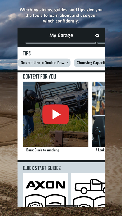 WARN HUB Wireless Control Screenshot