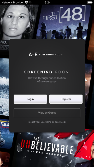 A+E Global Media ScreeningRoom Screenshot
