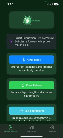 MyReps Wellness Screenshot 1 of 4