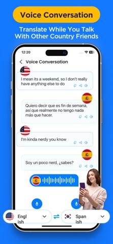 Speak to Translate – AI Chat iPhone screenshot