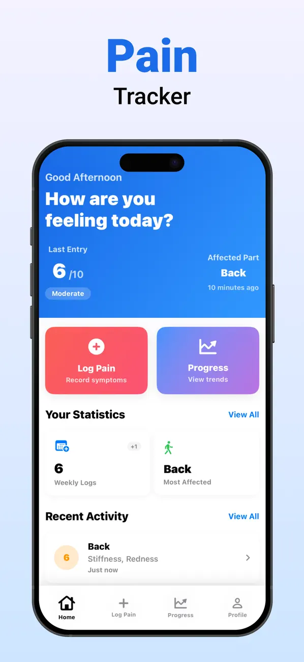 Symptom Tracker Screenshot 1