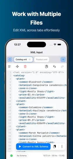 Screenshot von XML Tools auf dem iPhone 4