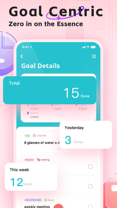 Elisi: Goal Planner & Tracker Screenshot
