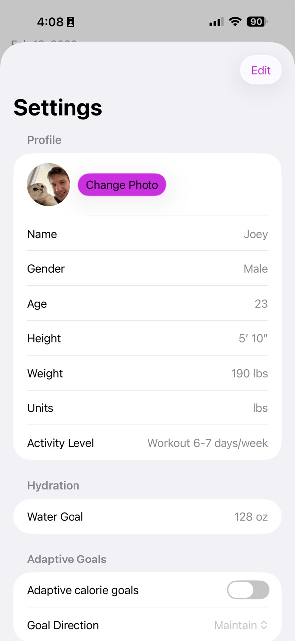 iPhone screenshot