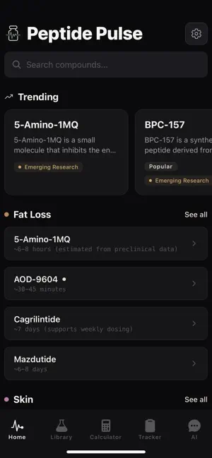 Peptide Pulse screenshot 1