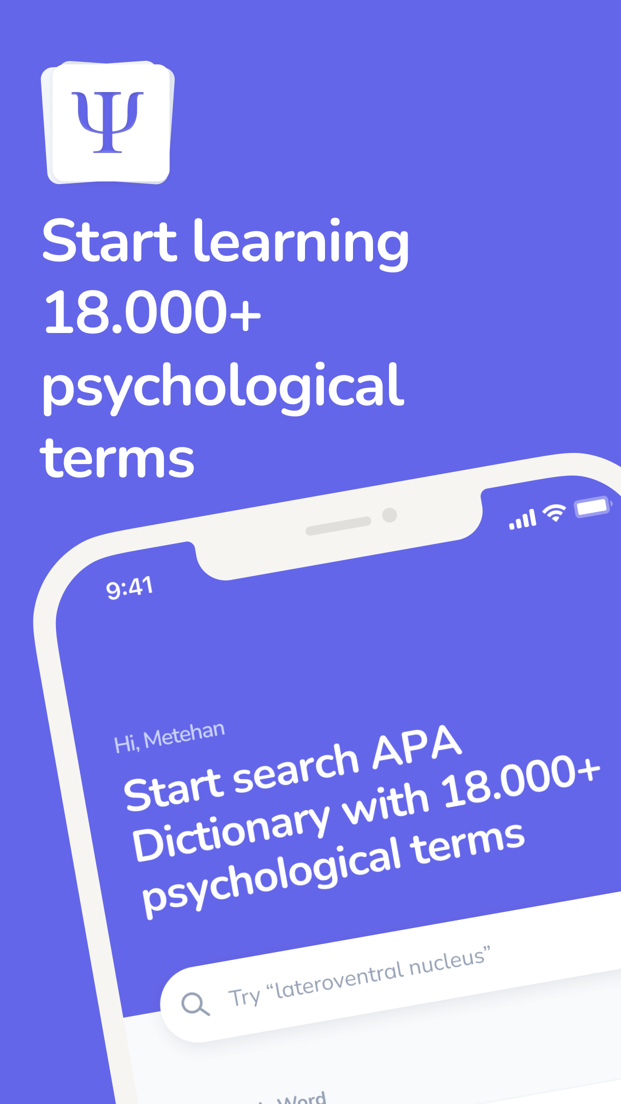 Psychology Dictionary