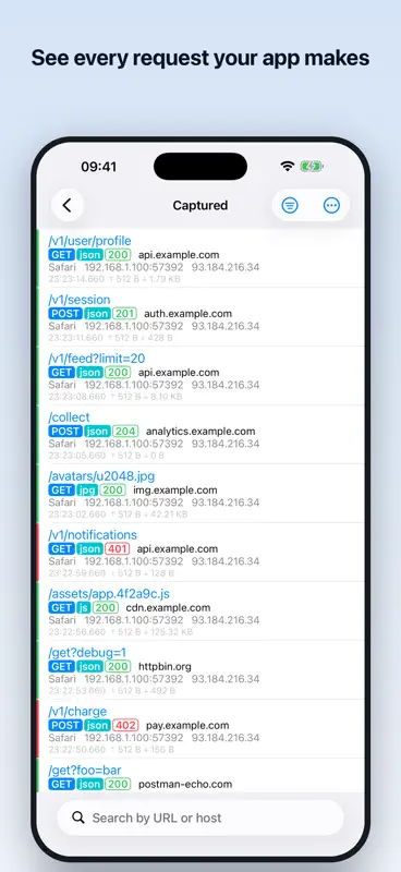 Http traffic capture screenshot 1 of 7