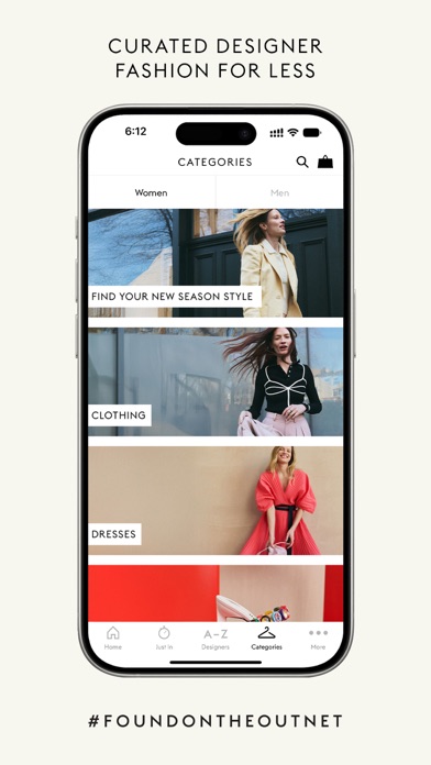 THE OUTNET: Luxury for less iPhone screenshot 4 - Shopping app