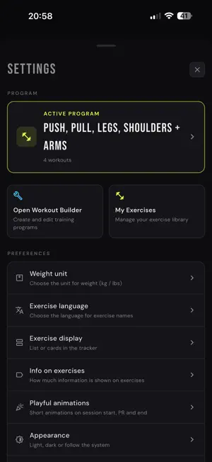 EZ Gym Tracker screenshot 3