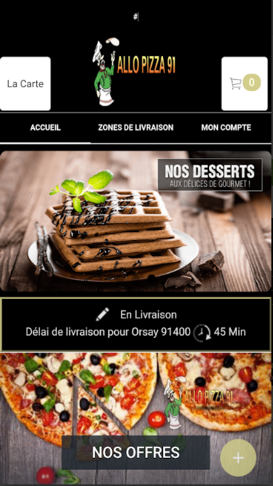 Screenshot #2 pour Allo Pizza 91