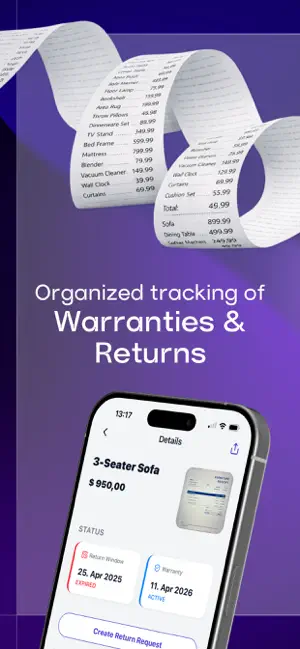 Warranty & Return Tracker screenshot 2