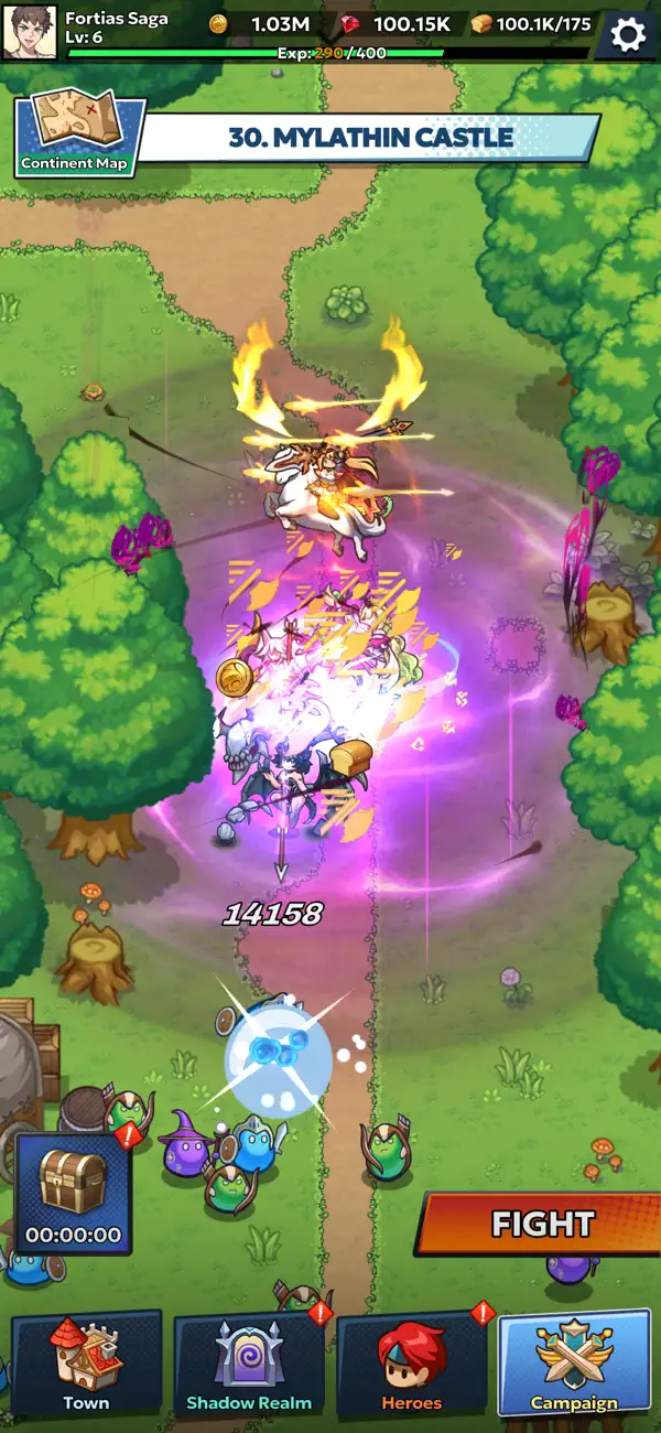 Fortias Saga: Action Adventure Hack screenshot 1 - game app interface