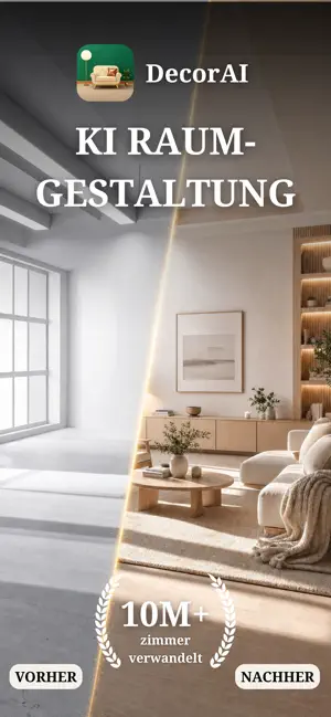 Decor AI: KI Zimmer Raumplaner iPhone screenshot 1