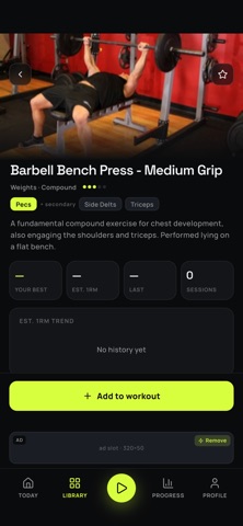 kach: Gym & Workout Tracker Screenshot 6 of 6