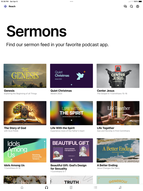 Screenshot #5 pour Reach Church