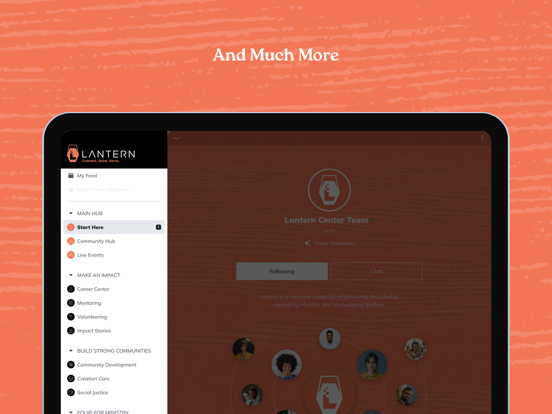 The Lantern Center iPad screenshot 4 - Social Networking app