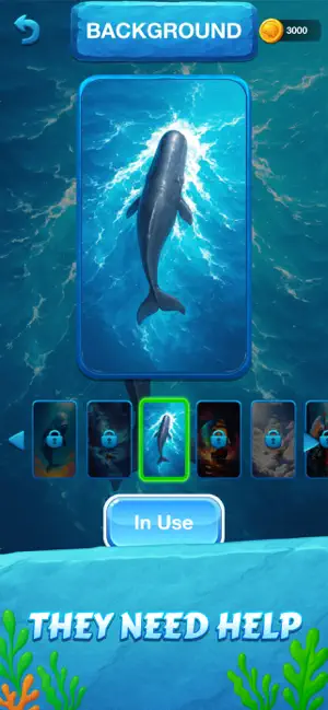 Whale Solitaire: Ocean Action screenshot 3