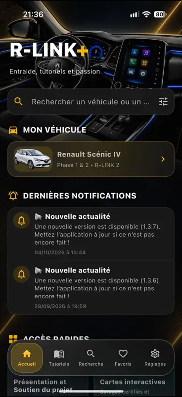 R-LINK+ : RENAULT R-LINK 2 & 1 screenshot 1 of 10