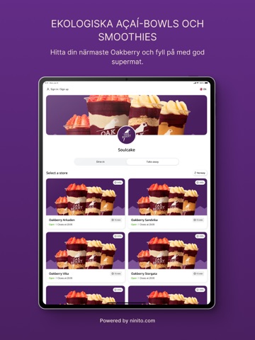 OAKBERRY Açaí iPad screenshot 1
