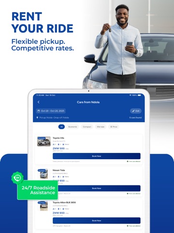 Oba - Online Booking Assistant iPad screenshot