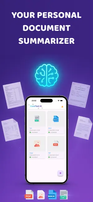 CoreText AI: Doc Summarizer screenshot 1