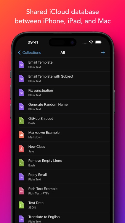 Snippety - Snippets Manager
