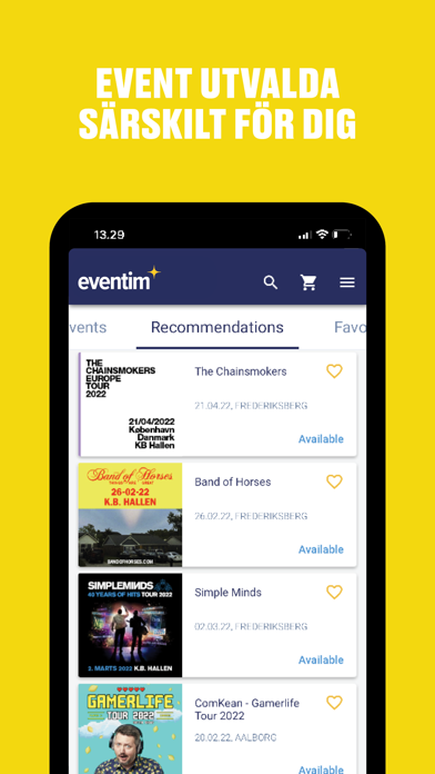 Eventim Sverige Screenshot
