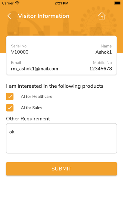 Event Go Here Mobile App Screenshot