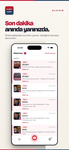 Manşet Haber - Son Dakika iPhone screenshot