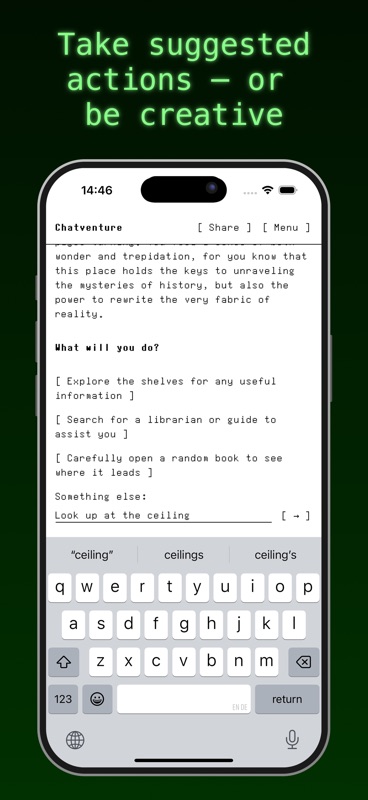 Chatventure: AI text adventure screenshot 3