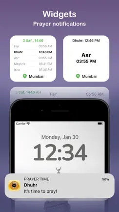 Prayer Times & Athan Qibla App iPhone image 3