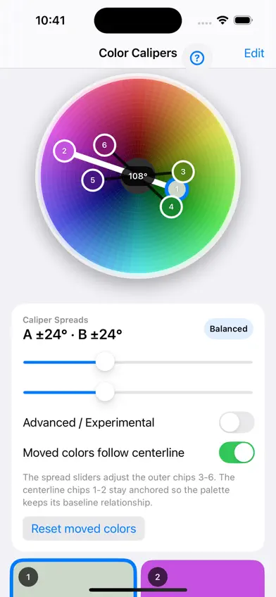 Color Calipers screenshot 3
