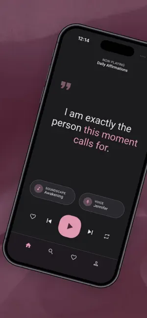 SoulSpeak: Audio Affirmations screenshot 1