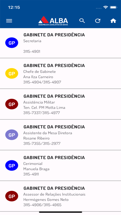 Aplicativo Alba Screenshot