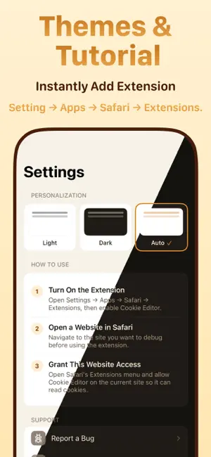 Cookie Editor Safari Extension iPhone screenshot 4