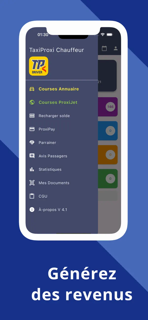Screenshot #3 pour Taxi Proxi Driver