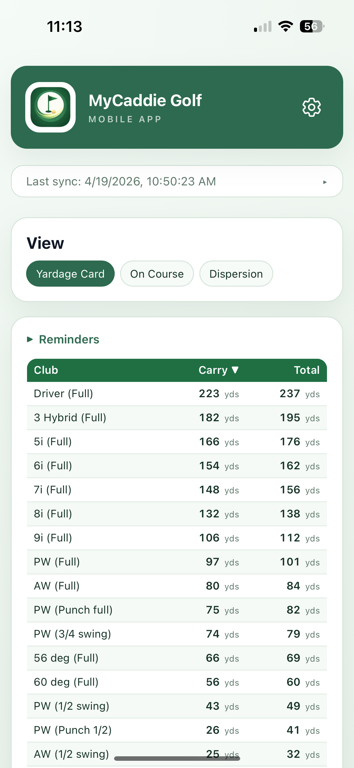 MyCaddie Golf screenshot 8