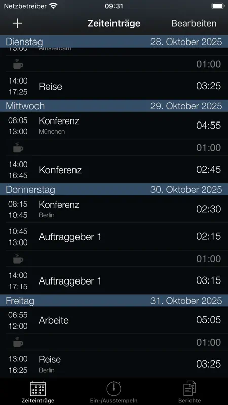Wochen-Timer (Week Timer) screenshot 2 of 5