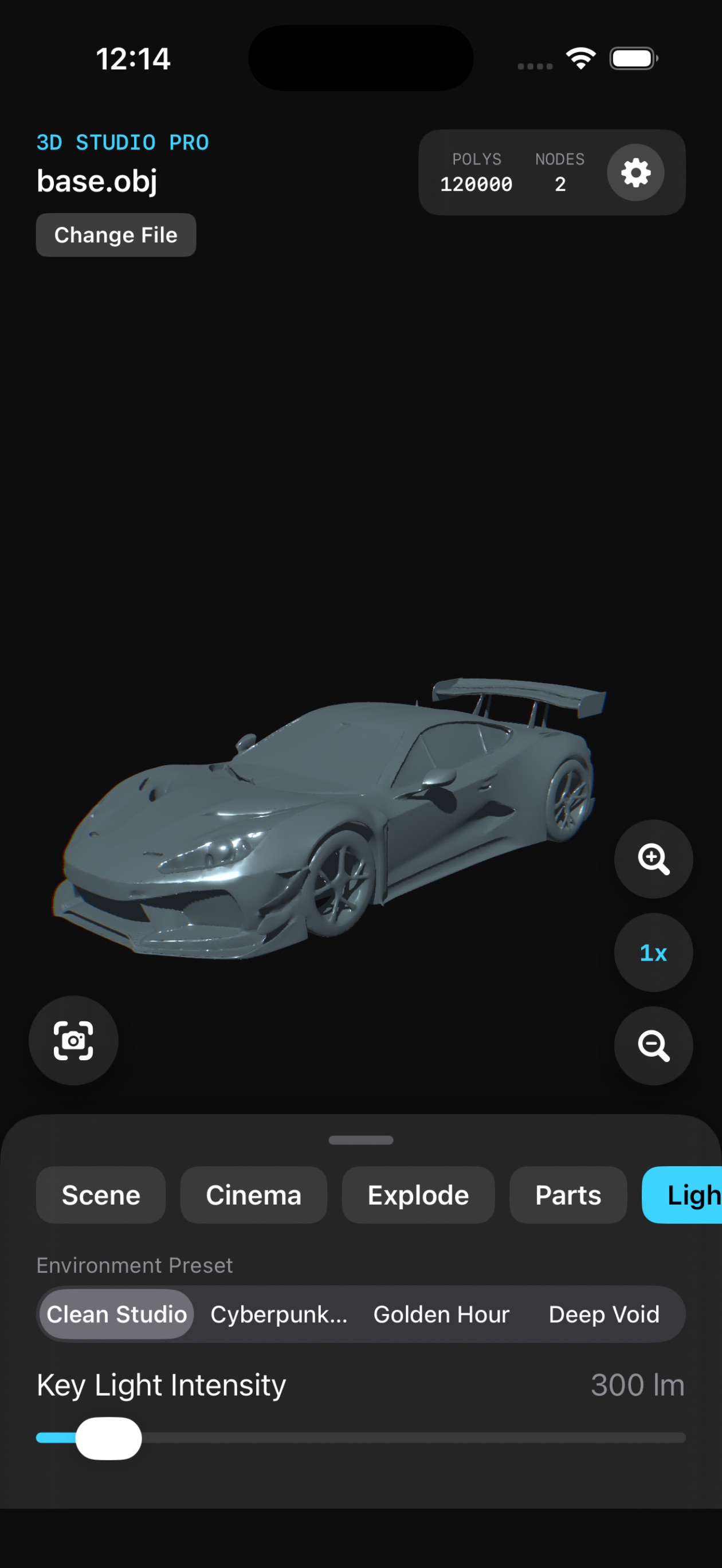 Screenshot 3 of OBJ Viewer - View 3D Models