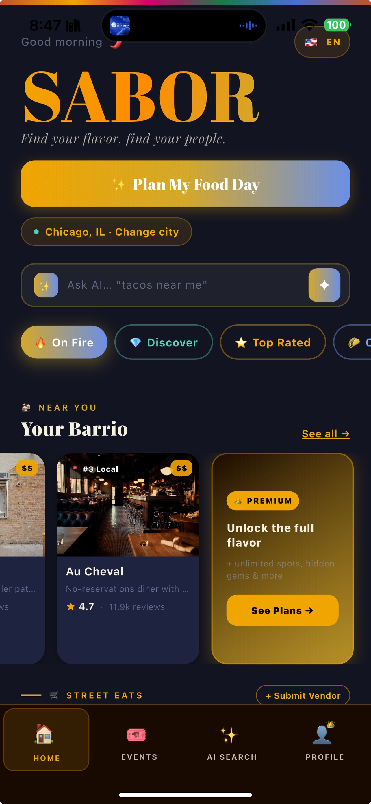 SABOR - Find Your Flavor