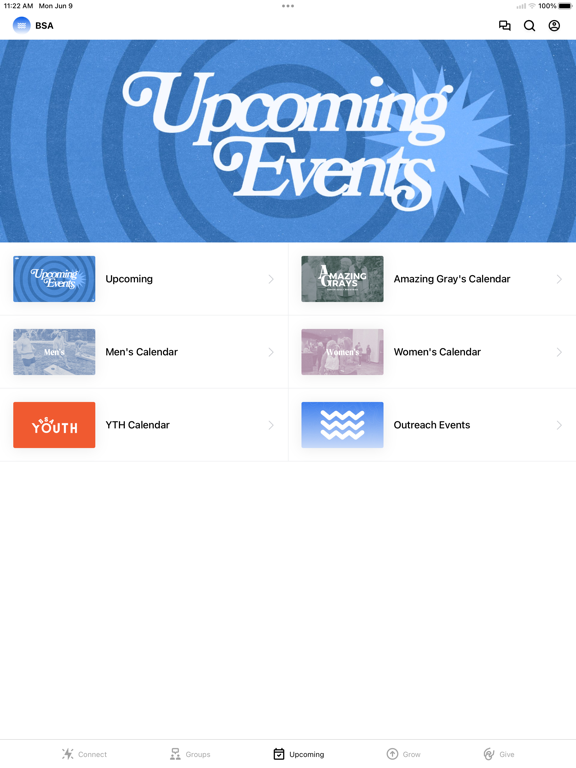 Blue Springs Assembly iPad screenshot 3 - Education app