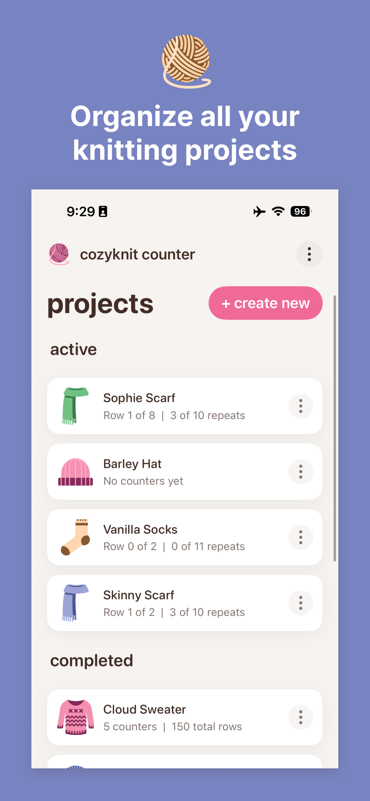 CozyKnit Counter screenshot 3