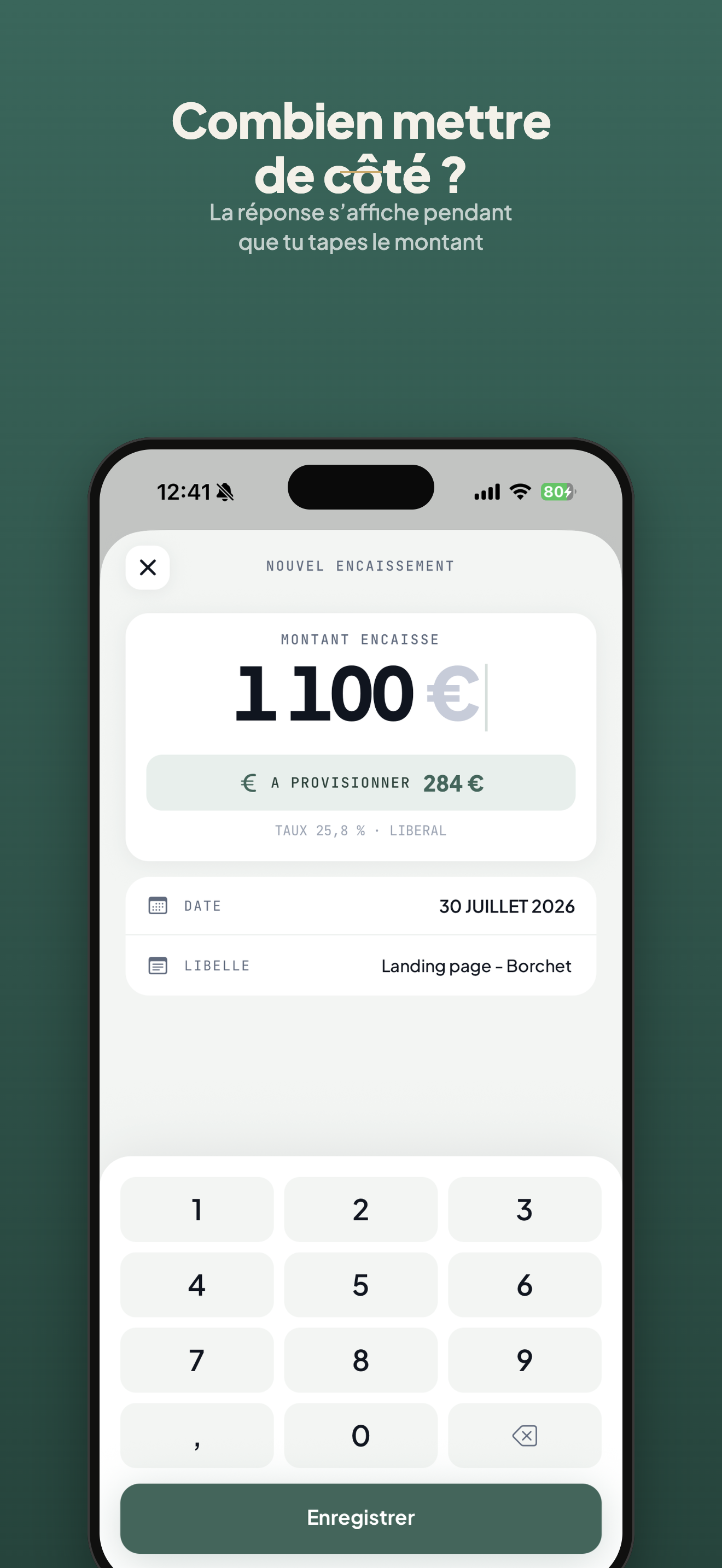 MicroCotiz : Auto-Entrepreneur screenshot 2