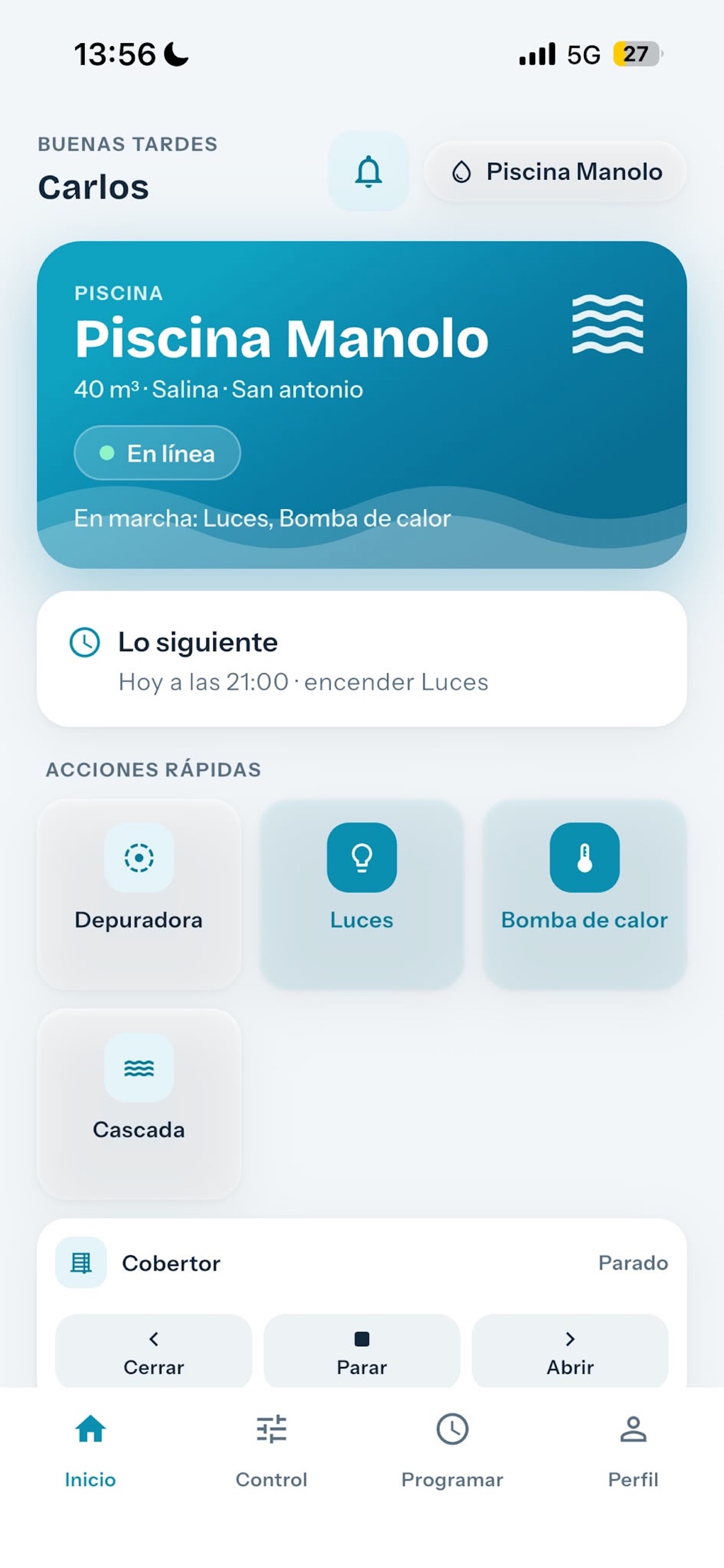 Screenshot 1 of Kloria - Control de piscinas