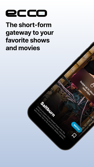 ECCO: Find Movies & TV Shows iPhone screenshot 1 - Lifestyle app
