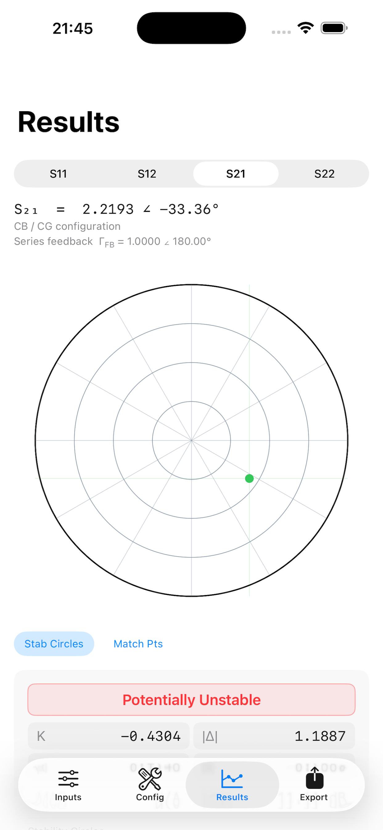 S-Parameter Design Tool screenshot 8