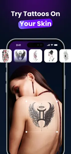Скриншот Ink AI Tattoo Generator Tattoo на iPhone 3