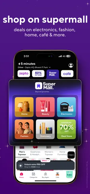 Zepto: Groceries in minutes screenshot 3